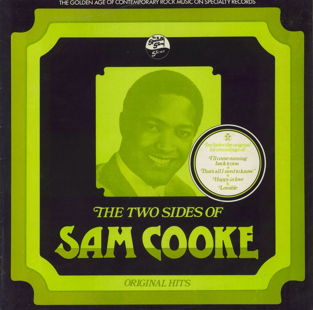 Sam Cooke The Two Sides Of Sam Cooke UK vinyl LP album (LP record) SNTF5009