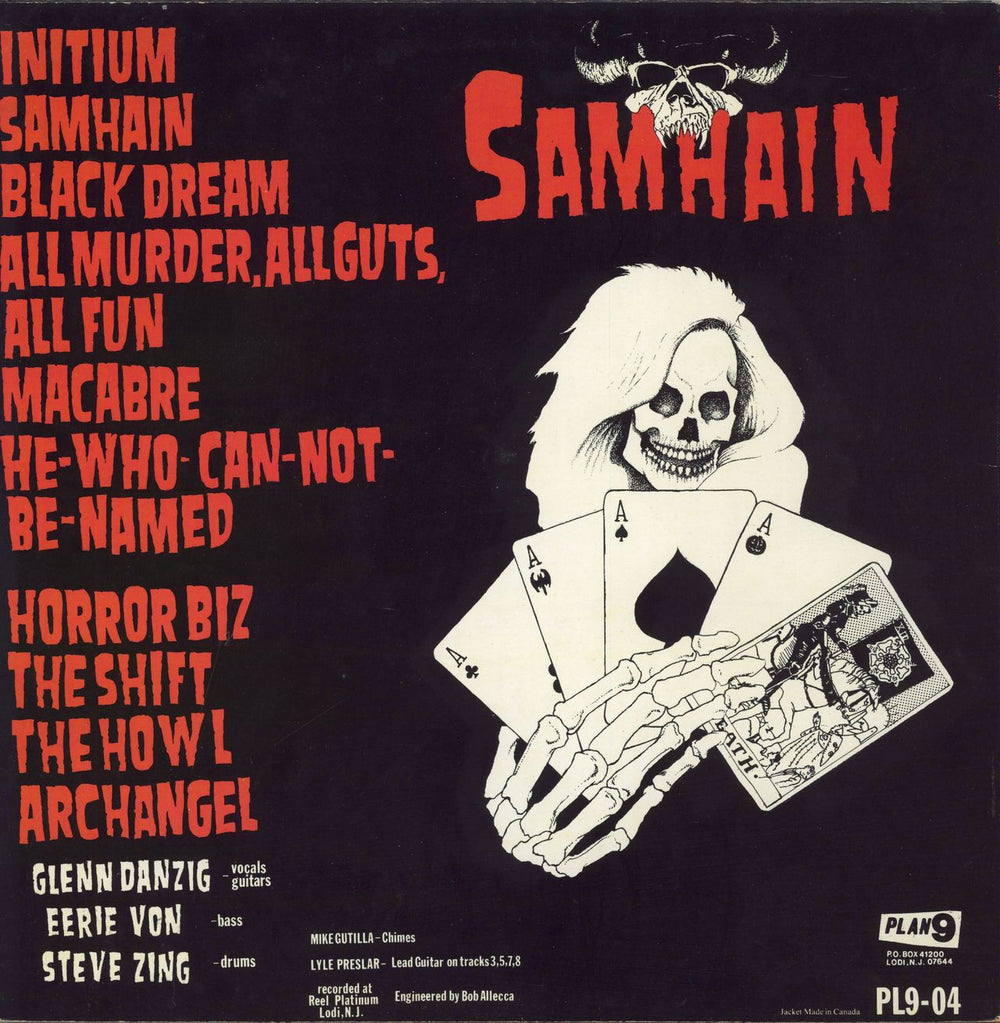 Samhain Initium - 1st - Small Ring US vinyl LP album (LP record)