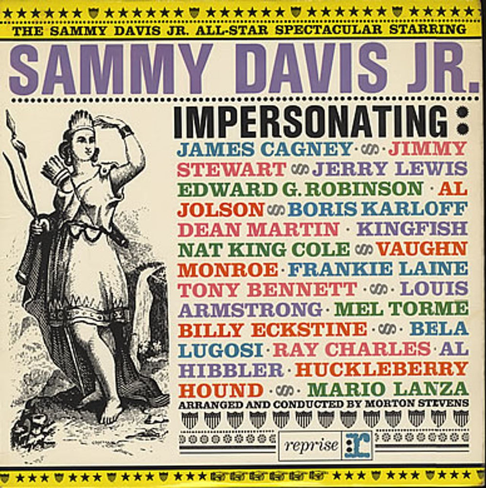 Sammy Davis Jr Impersonating: UK vinyl LP album (LP record) R6033