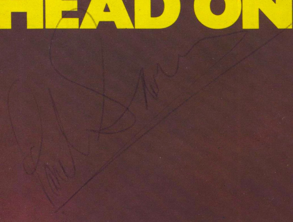 Samson Head On - Fully Autographed UK vinyl LP album (LP record) 1980