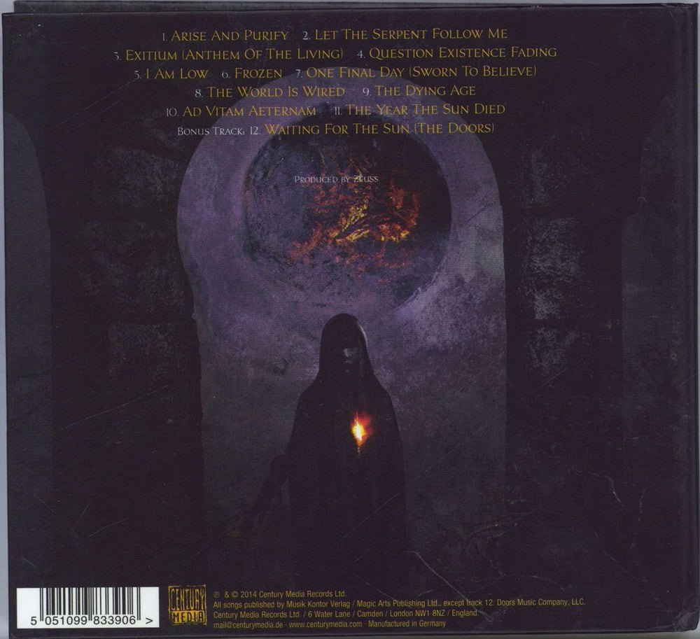 Sanctuary The Year The Sun Died German CD album (CDLP) 5051099833906