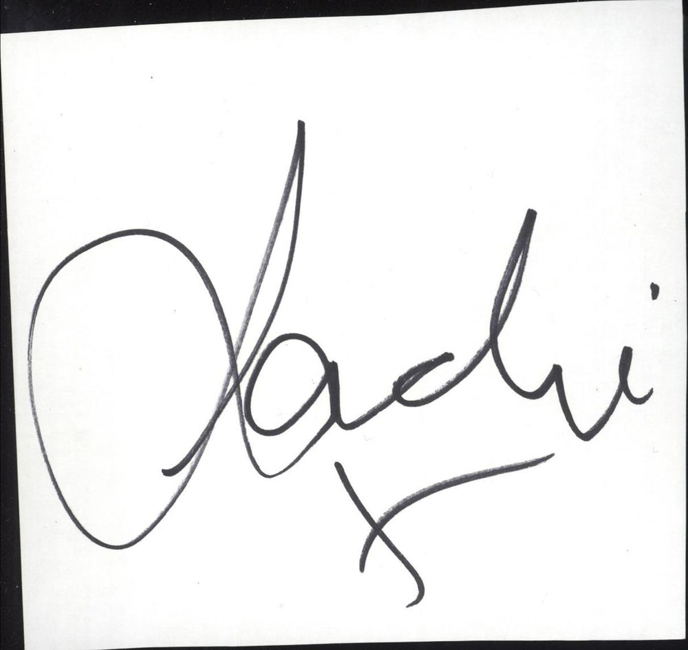 Sandie Shaw Autograph UK memorabilia AUTOGRAPH