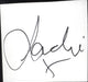 Sandie Shaw Autograph UK memorabilia AUTOGRAPH