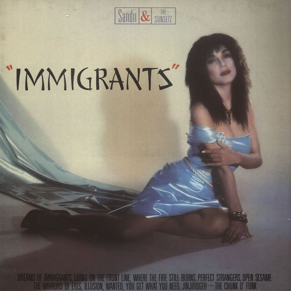 Sandii & The Sunsetz Immigrants UK vinyl LP album (LP record) 250004-1