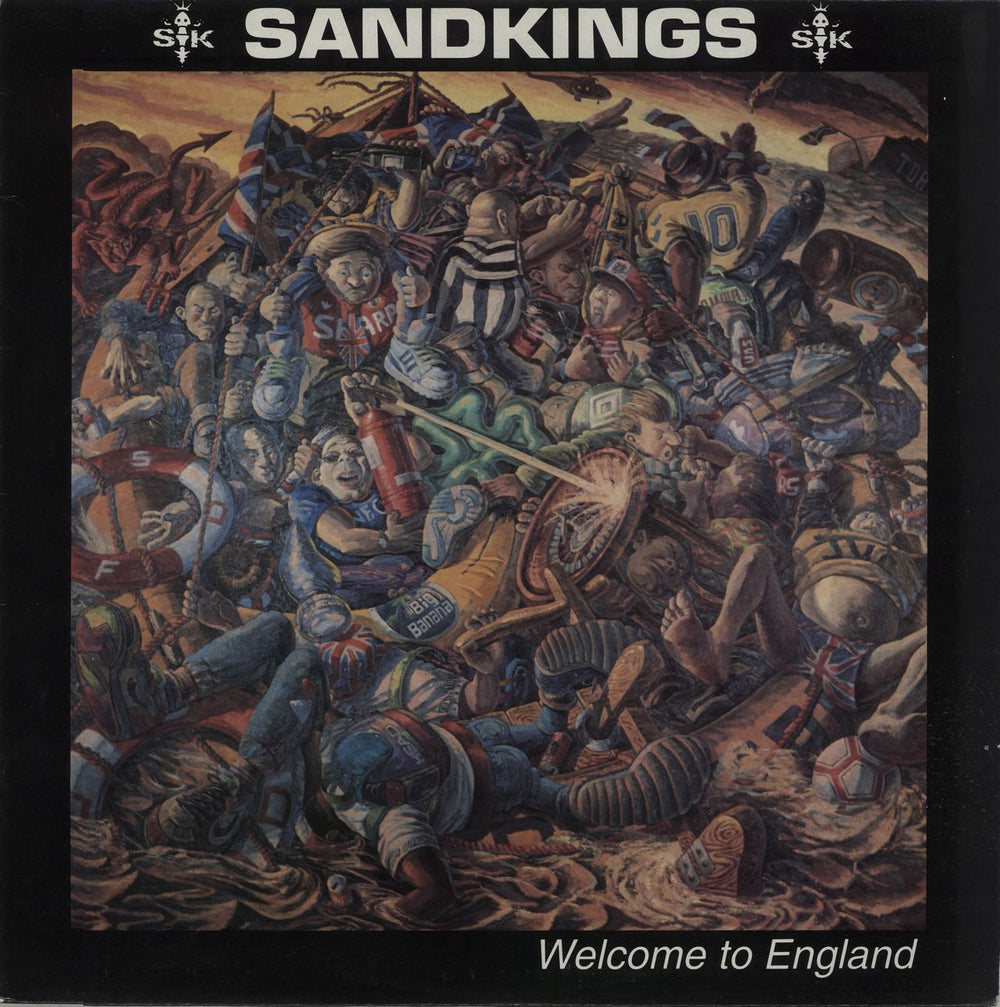 Sandkings Welcome To England UK vinyl LP album (LP record) 828313.1