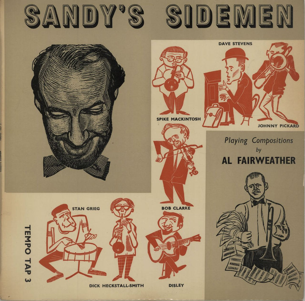 Sandy Brown Sandy's Sidemen Playing Compositions By Al Fairweather UK vinyl LP album (LP record) TAP3