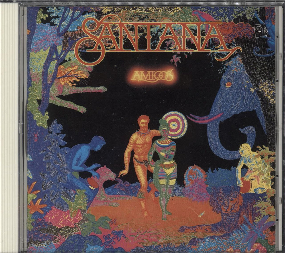 Santana Amigos Japanese CD album (CDLP) 28DP1020