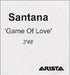 Santana Game Of Love UK Promo CD-R acetate CDR ACETATE