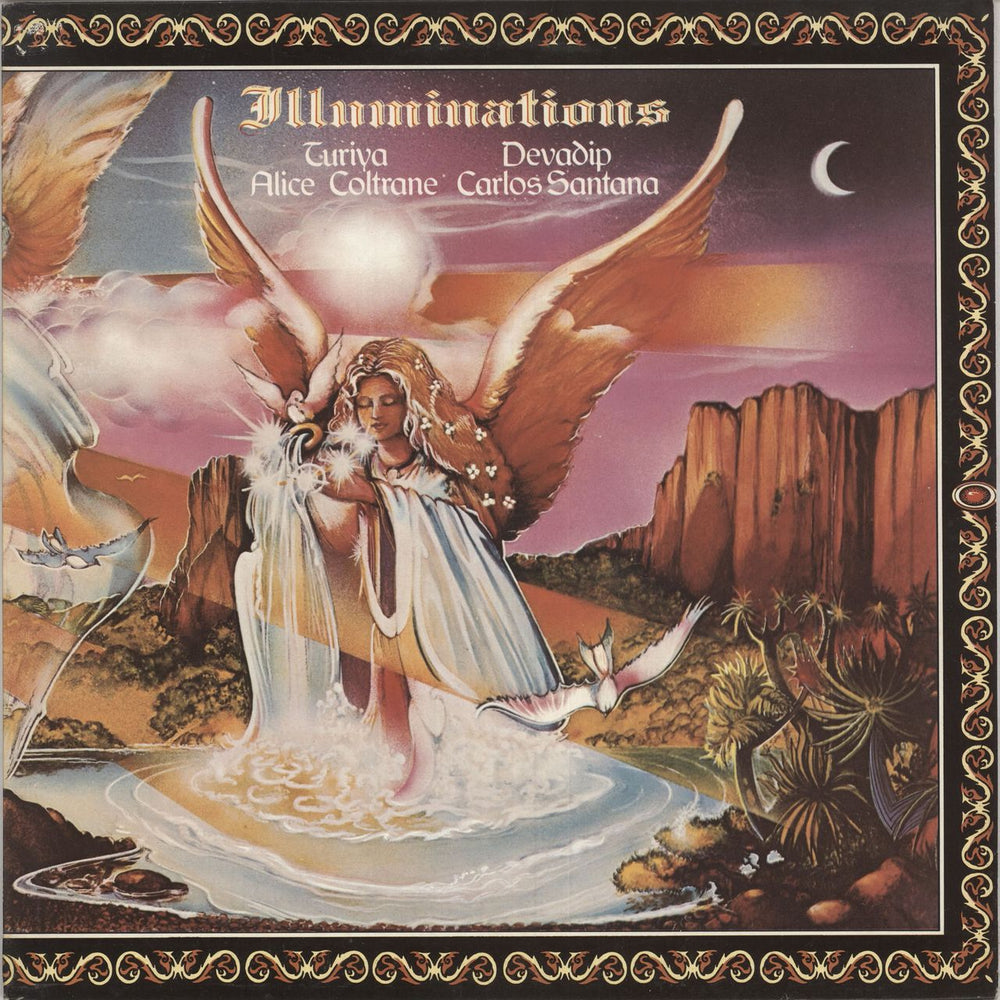 Santana Illuminations UK vinyl LP album (LP record) CBS69063