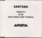 Santana Smooth UK CD-R acetate CD-R