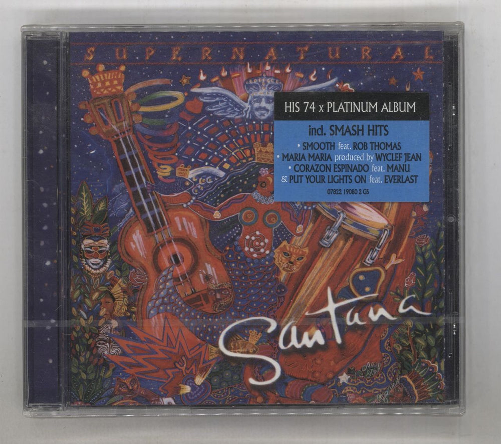 Santana Supernatural - Sealed UK CD album (CDLP) 07822190802