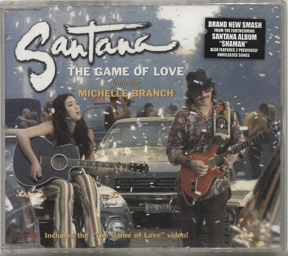 Santana The Game Of Love German CD single (CD5 / 5") 74321959442