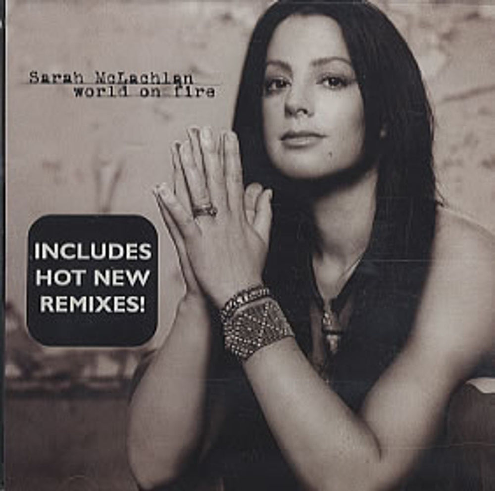 Sarah McLachlan World On Fire US Promo CD single (CD5 / 5") 63518-2