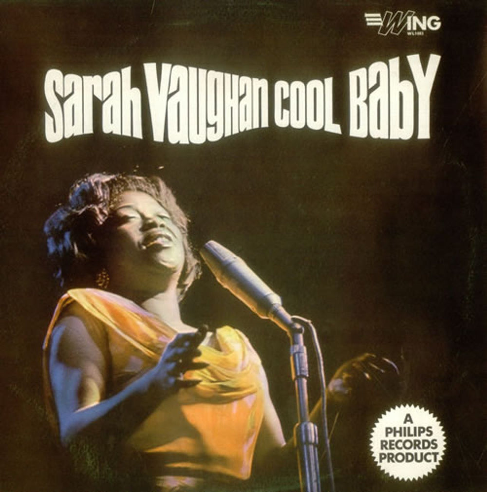 Sarah Vaughan Cool Baby UK vinyl LP album (LP record) WL1083