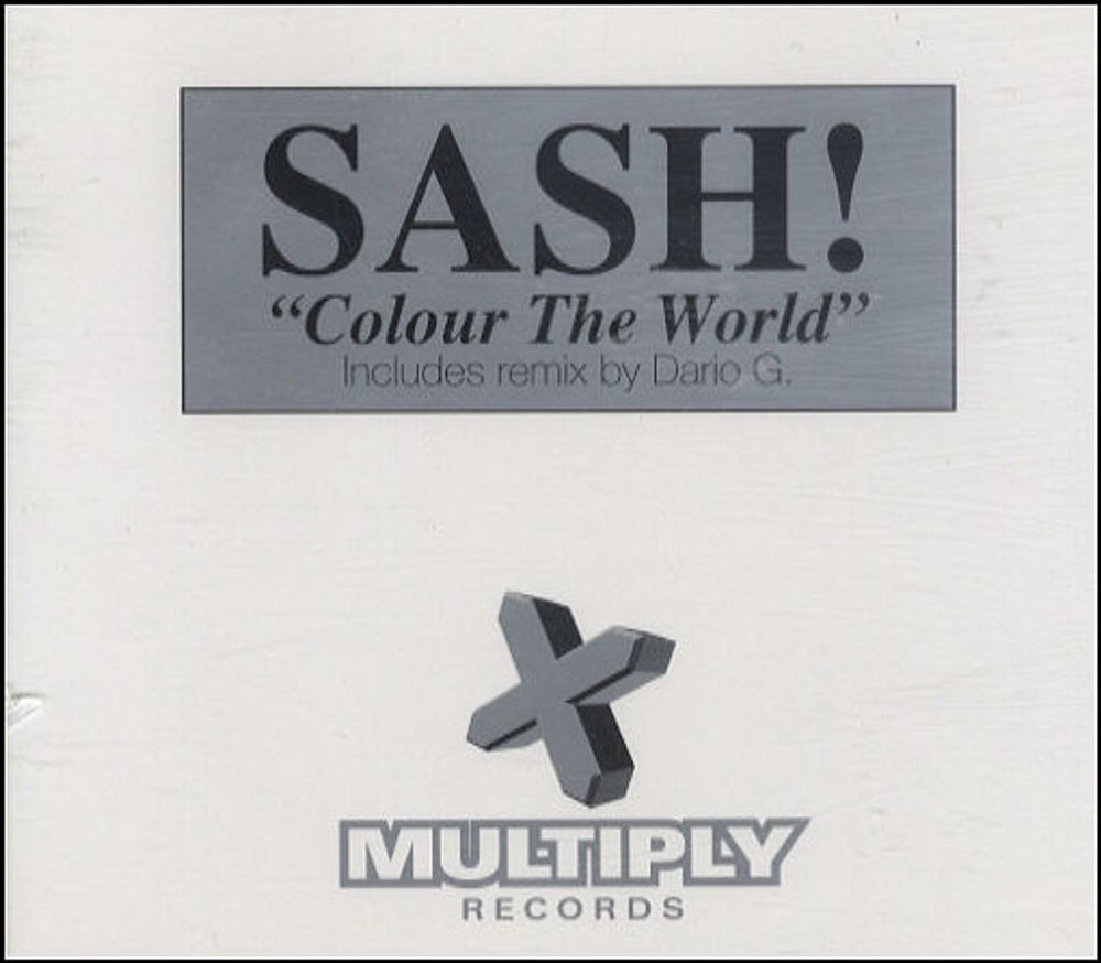 Sash! Colour The World UK Promo CD single (CD5 / 5") CD ACETATE