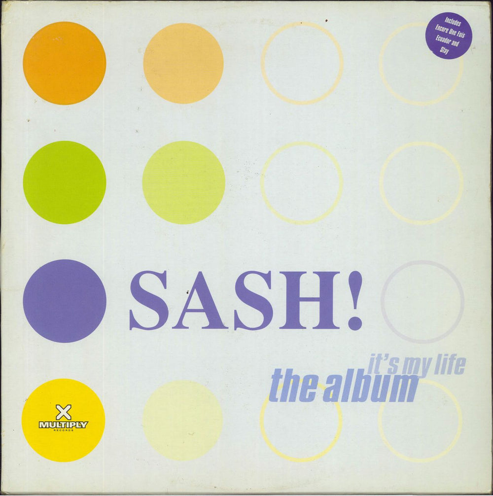 Sash! It's My Life The Album  UK 2-LP vinyl record set (Double LP Album) MULTYLP1