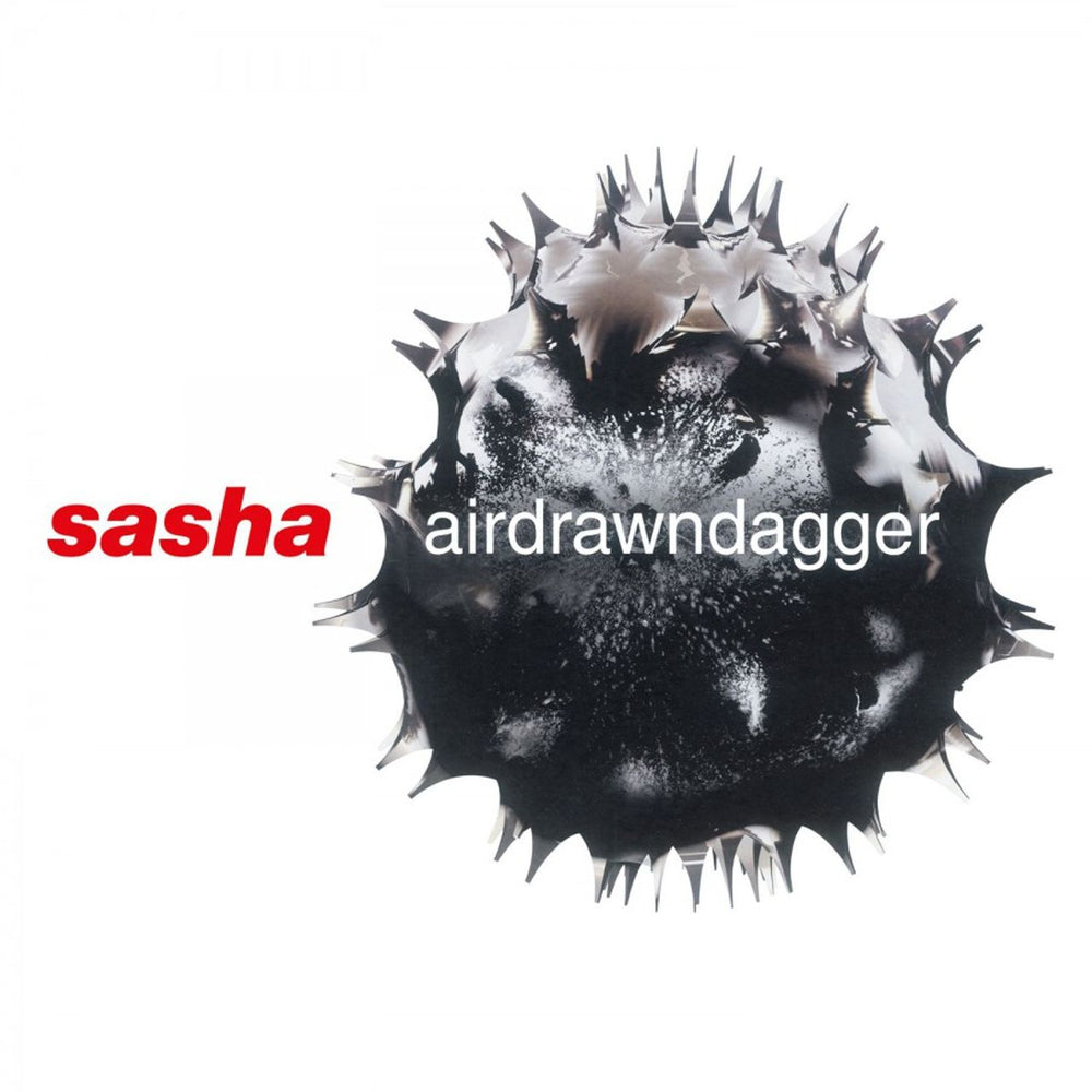 Sasha Airdrawndagger - Silver & Black Marbled Vinyl 180 Gram UK 3-LP vinyl record set (Triple LP Album) SAS3LAI814848