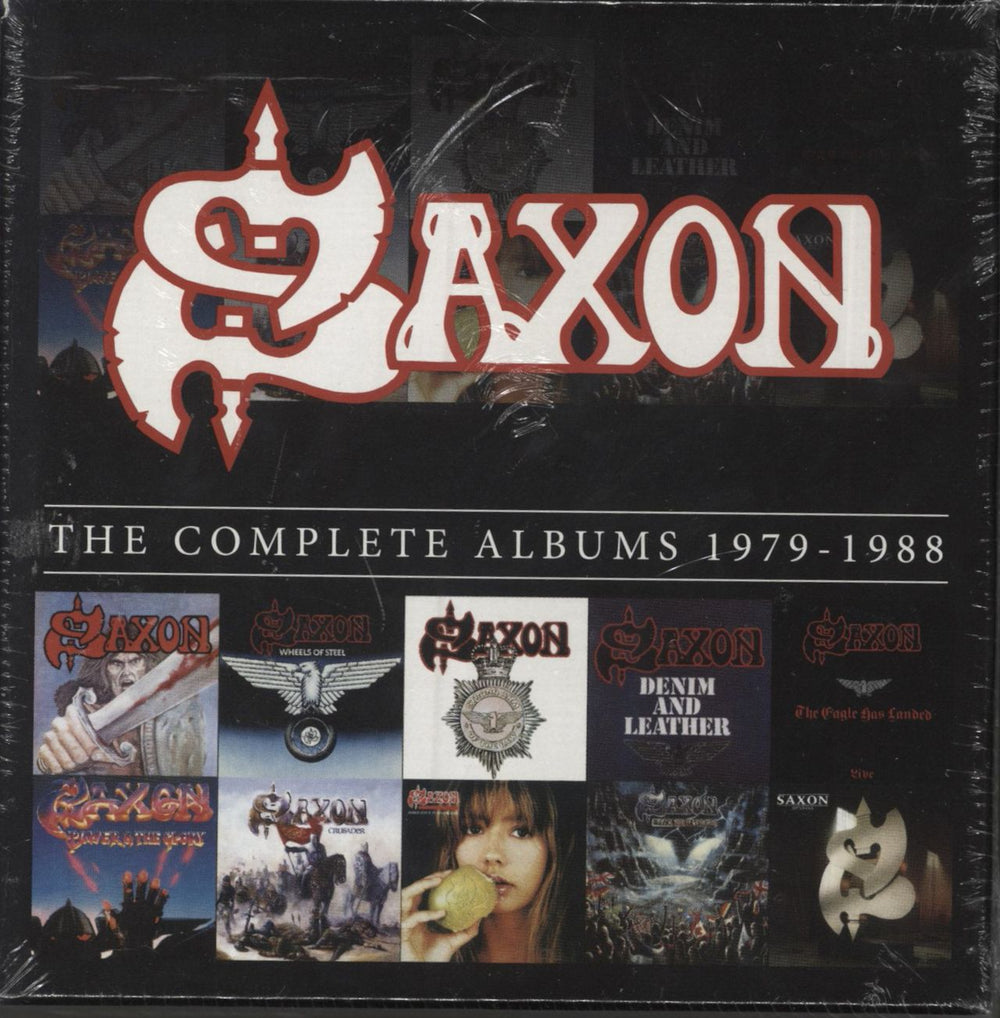 Saxon The Complete Albums 1979-1988 - Sealed UK CD Album Box Set 825646326921