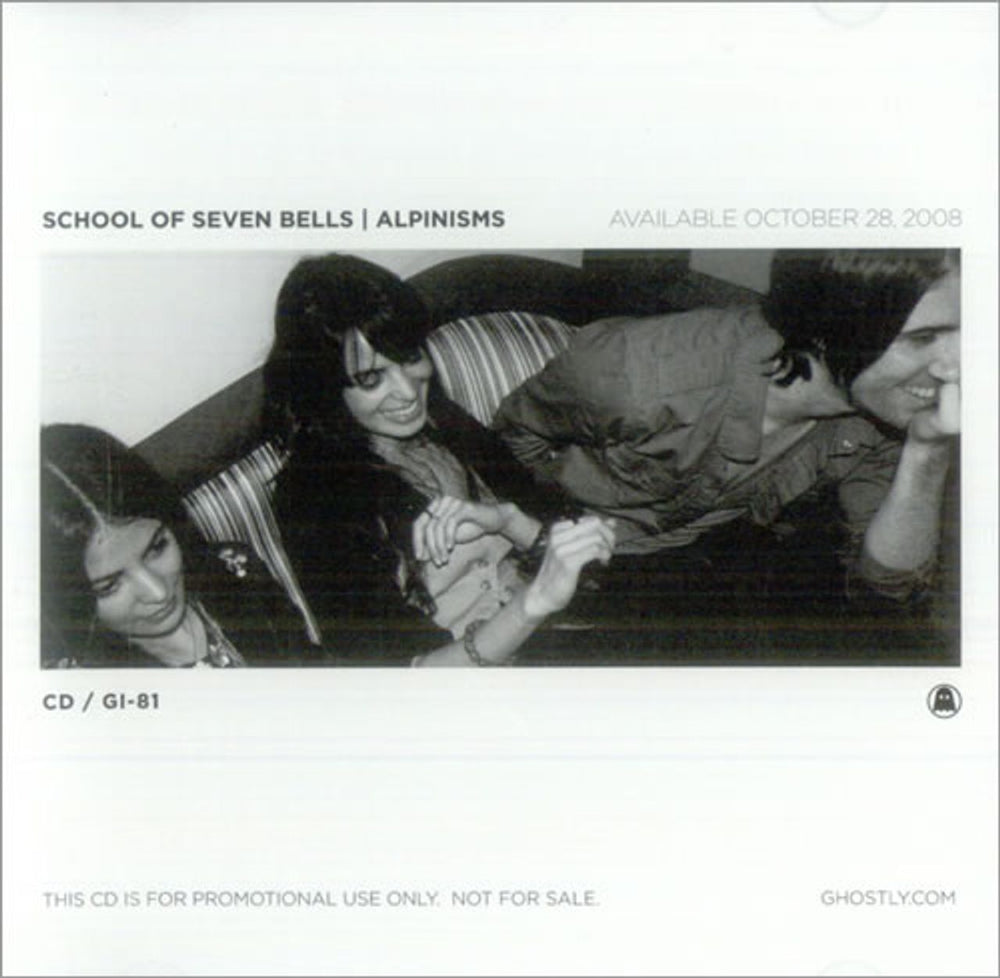 School Of Seven Bells Alpinisms US Promo CD album (CDLP) GI-81