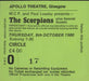 Scorpions British Tour 1980 + Ticket Stub UK tour programme SCOTRBR783164