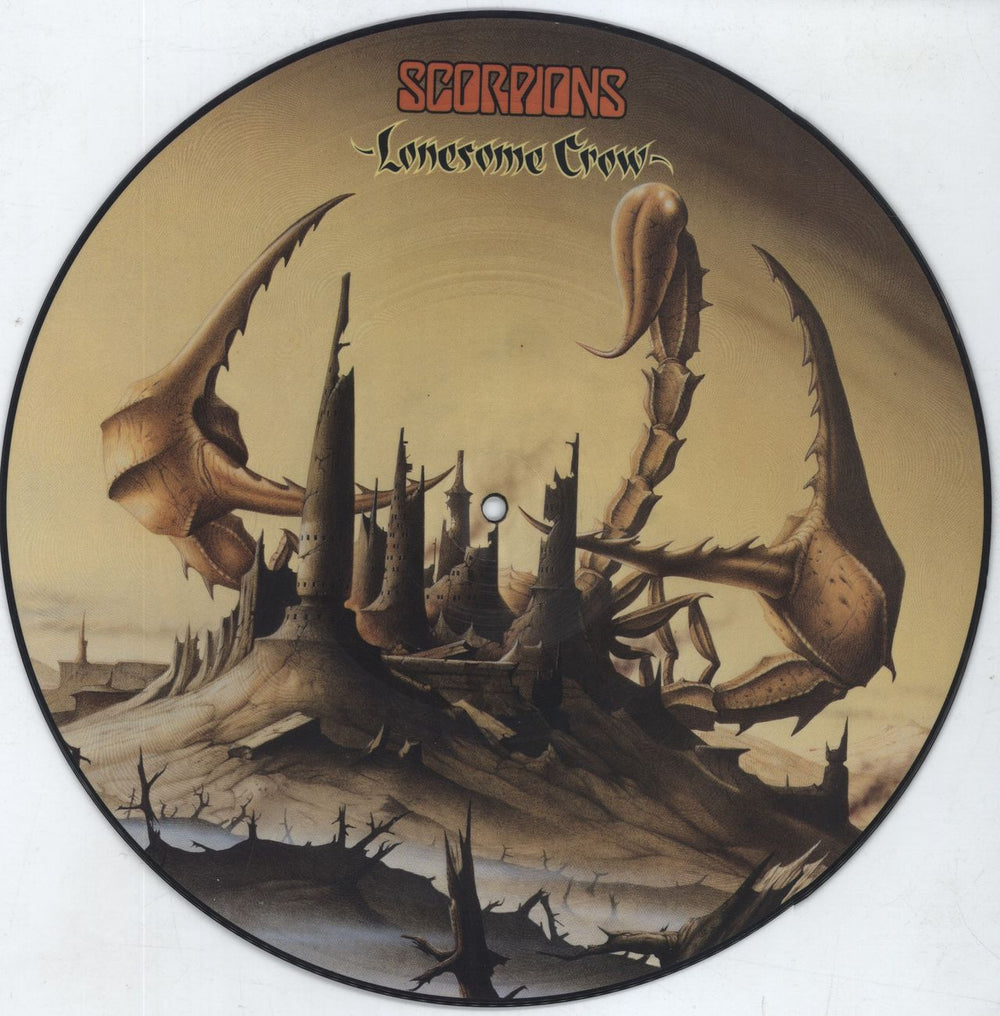 Scorpions Lonesome Crow - EX UK picture disc LP (vinyl picture disc album) HMIPD2