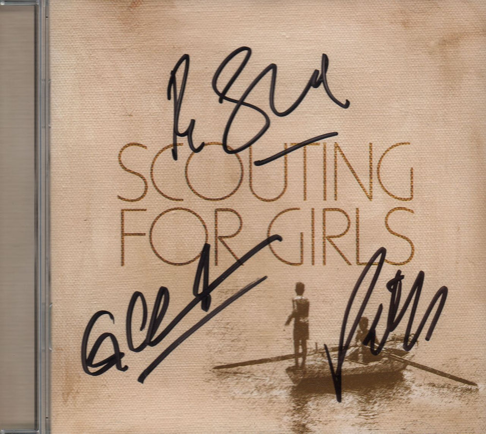 Scouting For Girls Scouting For Girls - Autographed UK CD album (CDLP) 88697155192