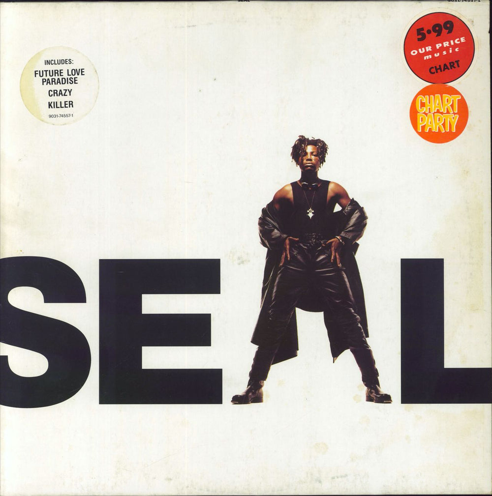 Seal Seal - Hype Stickered - VG German vinyl LP album (LP record) 9031-74557-1