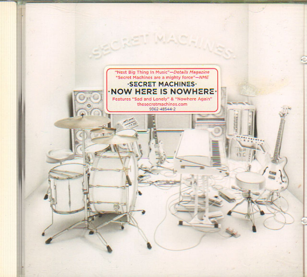 Secret Machines Now Here Is Nowhere UK CD album (CDLP) 9362485442