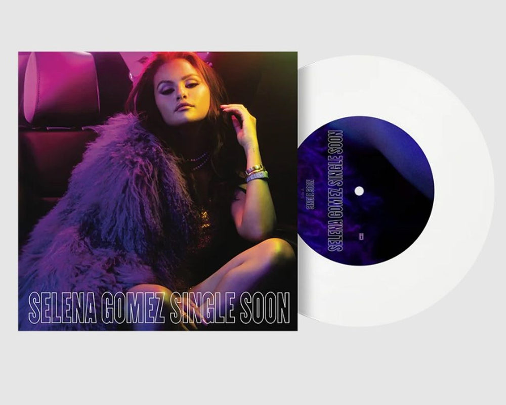 Selena Gomez Single Soon - White Vinyl - Sealed US 7" vinyl single (7 inch record / 45) 602458361148