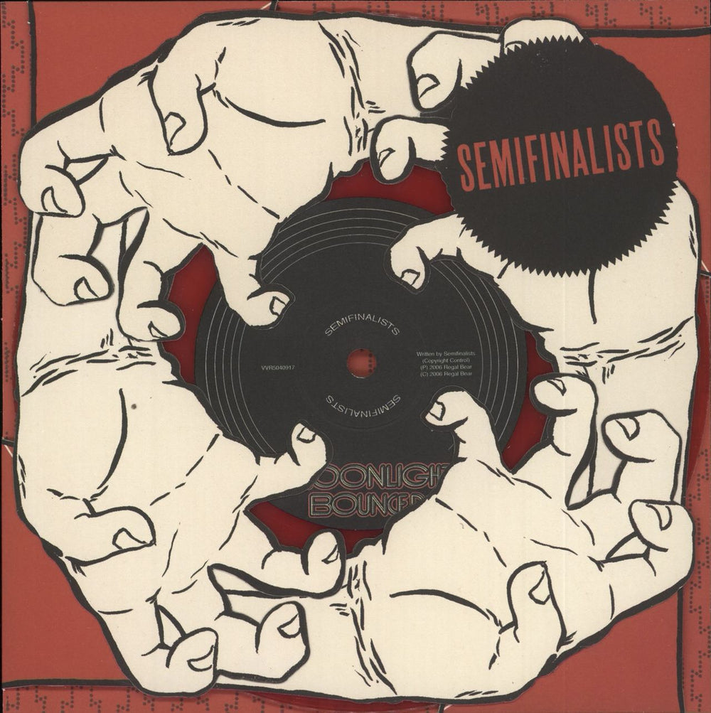 Semifinalists DC - Red vinyl UK 7" vinyl single (7 inch record / 45) VVR5040917