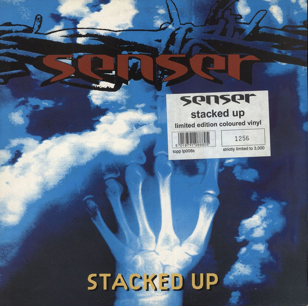 Senser Stacked Up - Yellow Vinyl + Numbered UK 2-LP vinyl record set (Double LP Album) TOPPLP008S