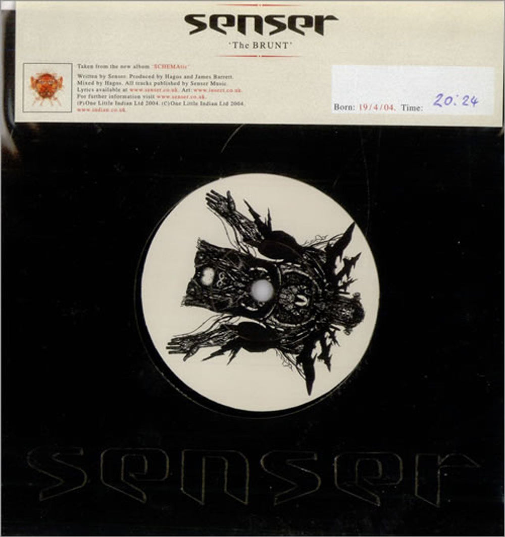 Senser The Brunt UK 7" vinyl single (7 inch record / 45) 418TP7