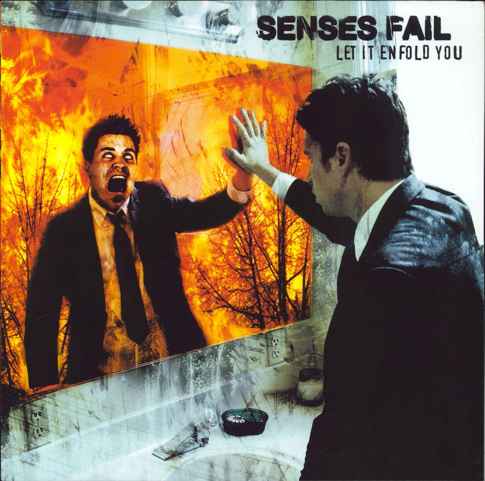 Senses Fail Let It Enfold You - White Vinyl UK vinyl LP album (LP record) HOFFVR25LP02