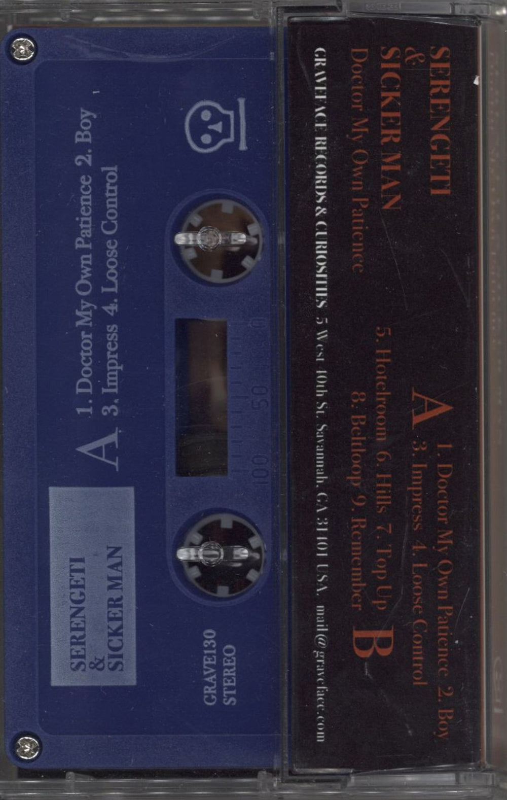 Serengeti Doctor My Own Patience US cassette album