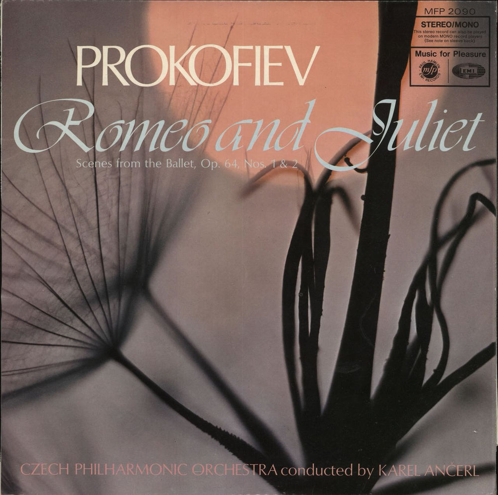 Sergei Prokofiev Romeo And Juliet (Scenes From The Ballet, Op. 64 Nos. 1 & 2) UK vinyl LP album (LP record) MFP2090