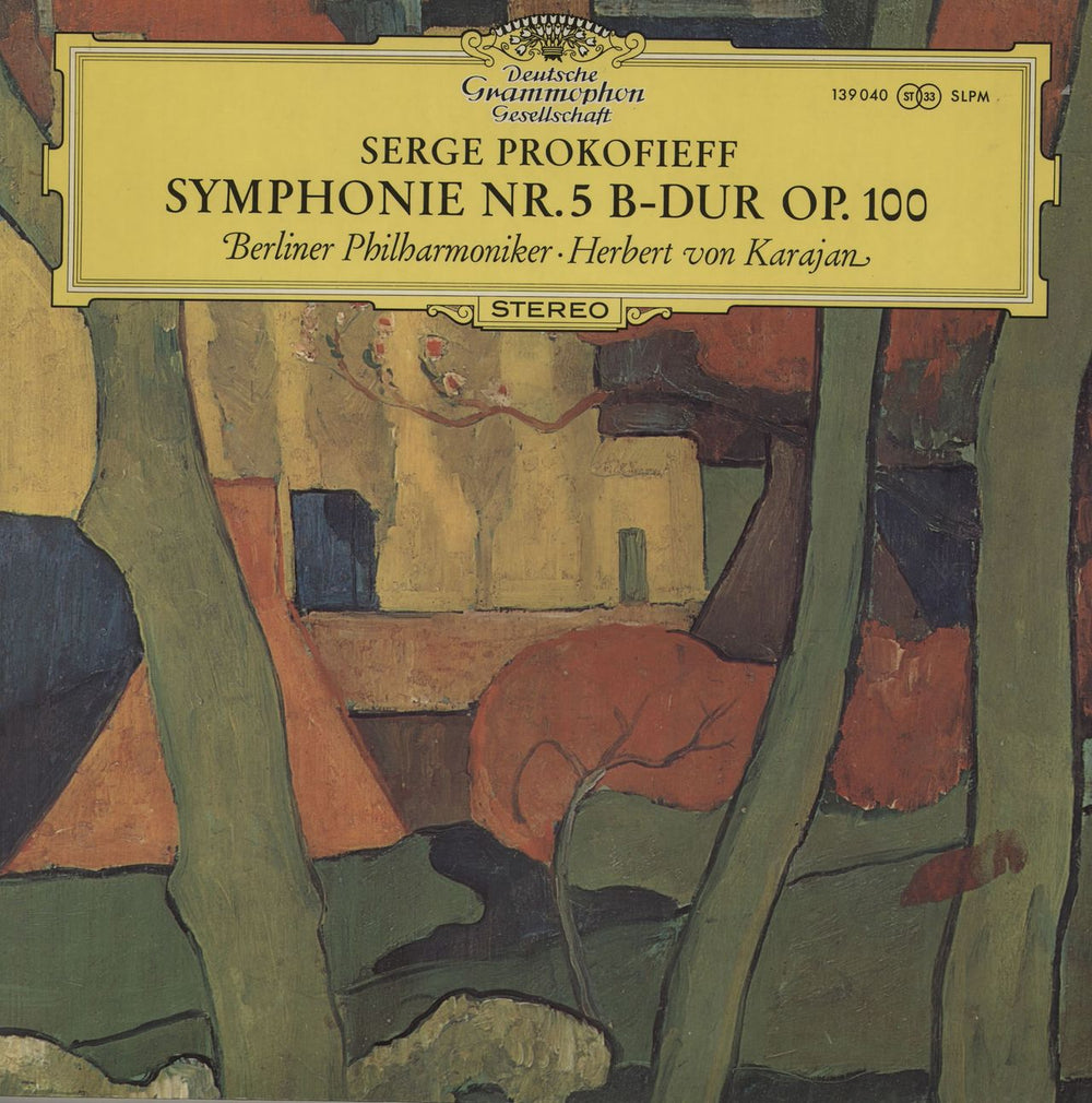 Sergei Prokofiev Symphonie Nr. 5 B-Dur Op.100 German vinyl LP album (LP record) 139040