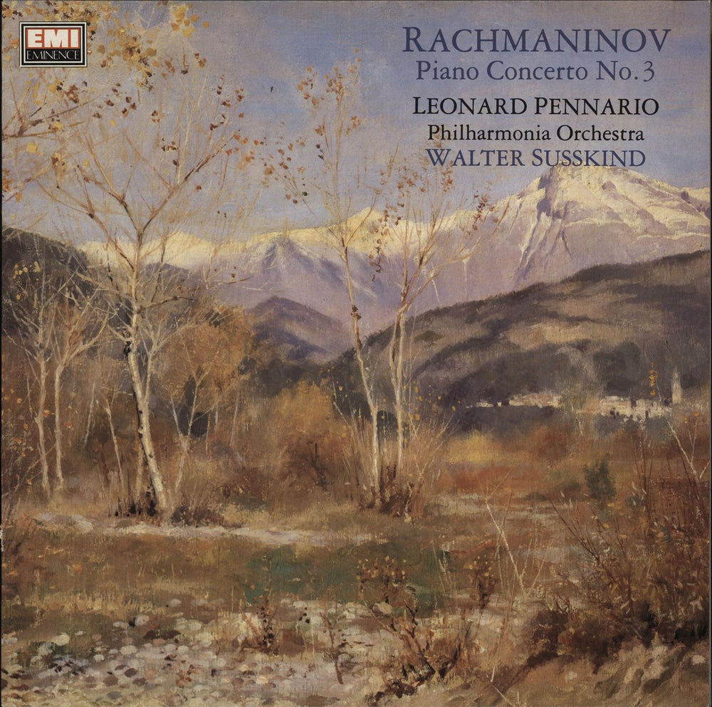 Sergei Rachmaninov Piano Concerto No. 3 French vinyl LP album (LP record) EMX2138