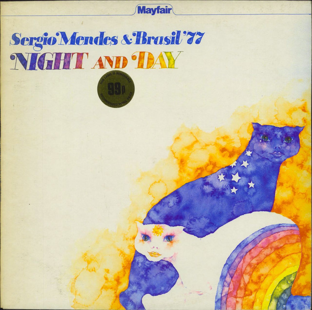 Sergio Mendes Night And Day UK vinyl LP album (LP record) AMLB51032