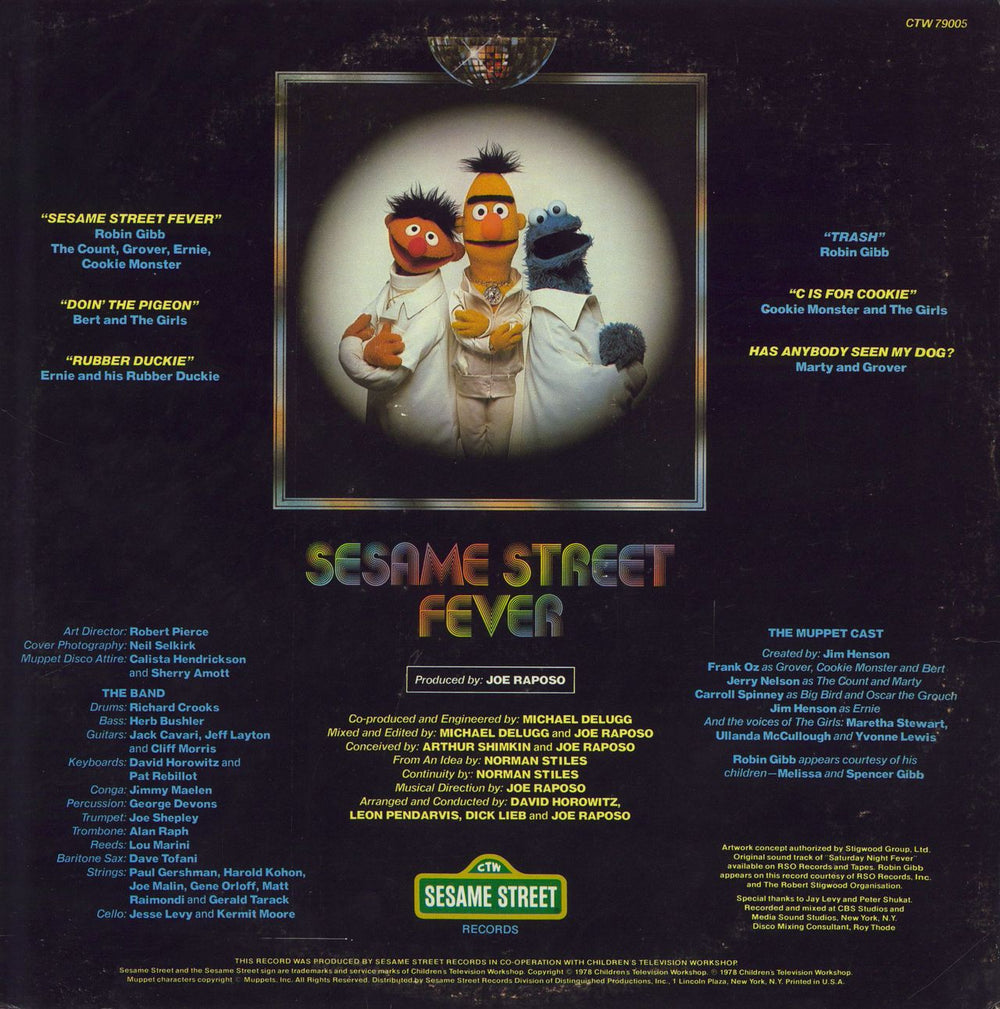 Sesame Street Sesame Street Fever - EX US vinyl LP album (LP record)