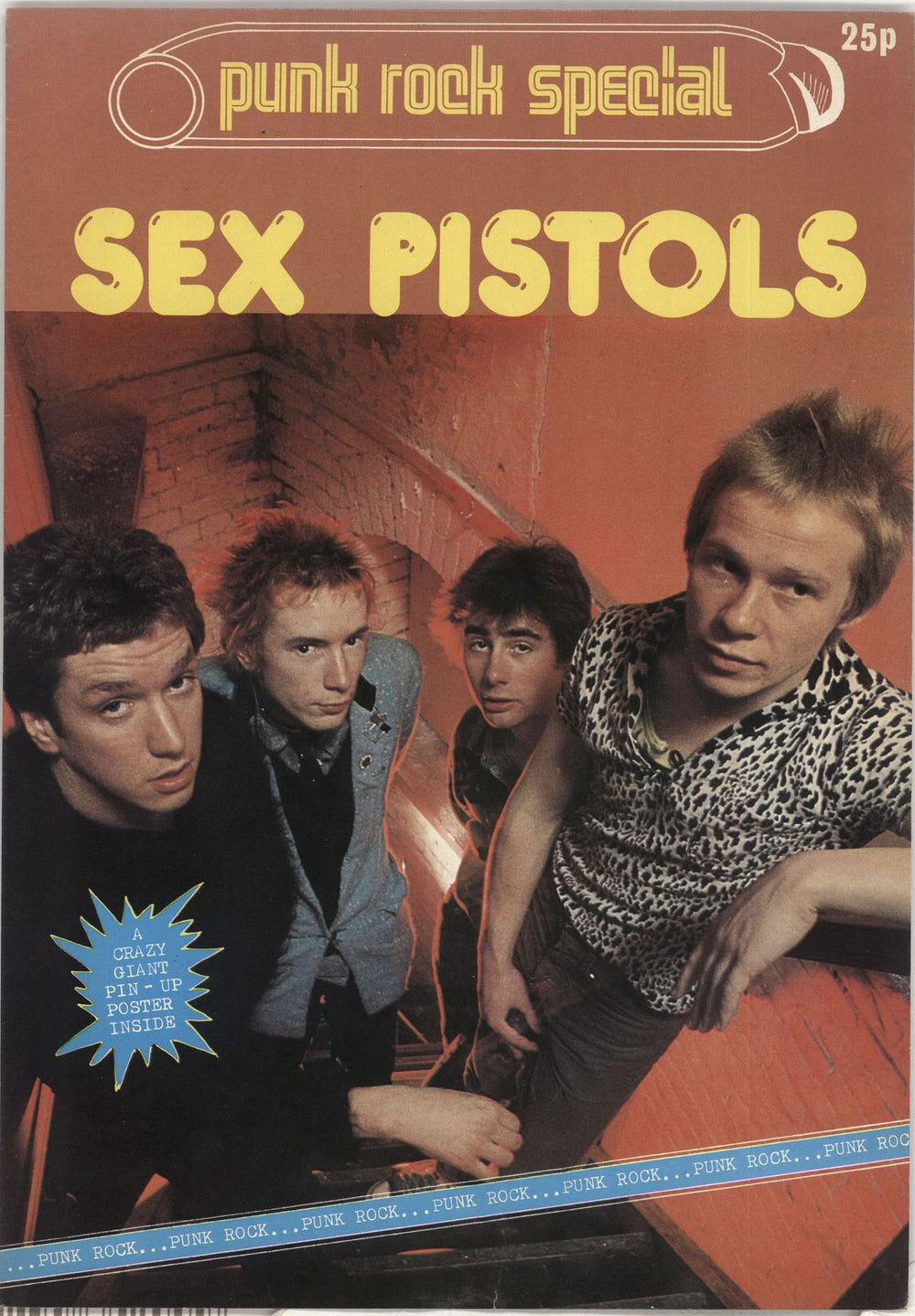 Sex Pistols Punk Rock Special UK magazine POSTER MAGAZINE