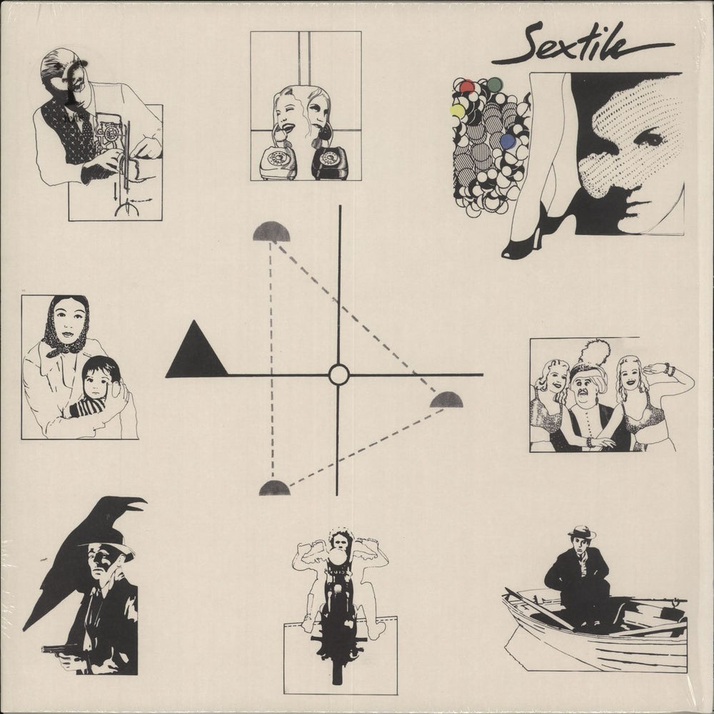 Sextile Albeit Living US vinyl LP album (LP record) FLT-044LP