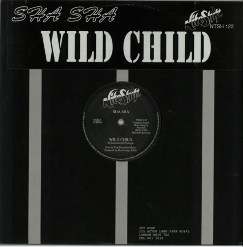 Sha Sha Wild Child UK 12" vinyl single (12 inch record / Maxi-single) NTSH122