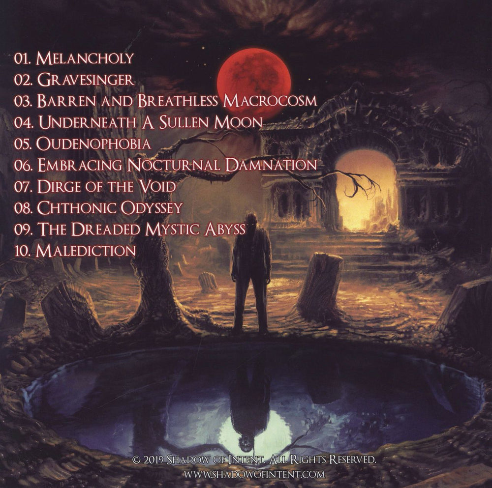 Shadow Of Intent Melancholy - Orange W/ Black Splatter Vinyl US 2-LP vinyl record set (Double LP Album)