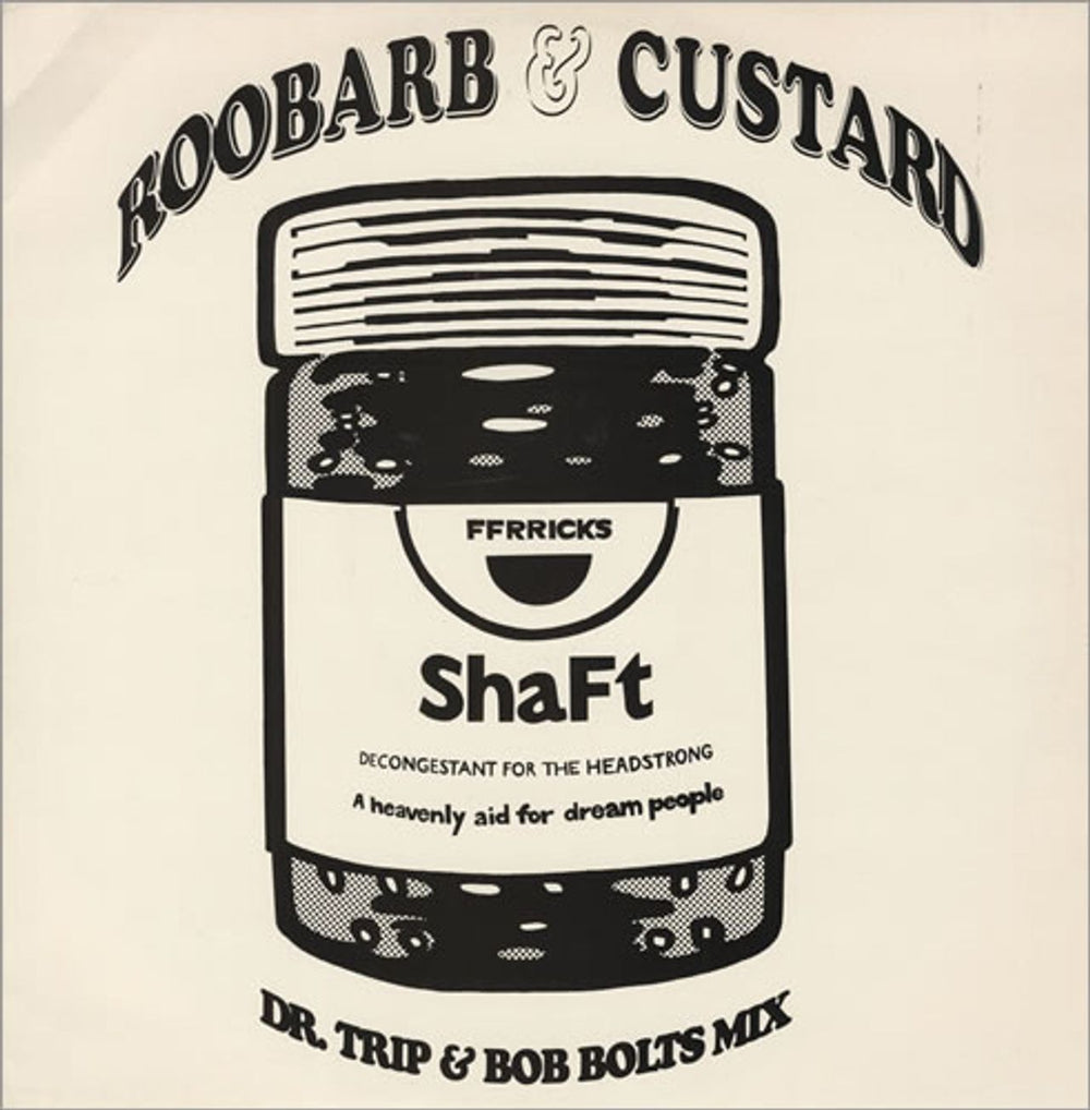 Shaft Roobarb & Custard UK 12" vinyl single (12 inch record / Maxi-single) TABX100