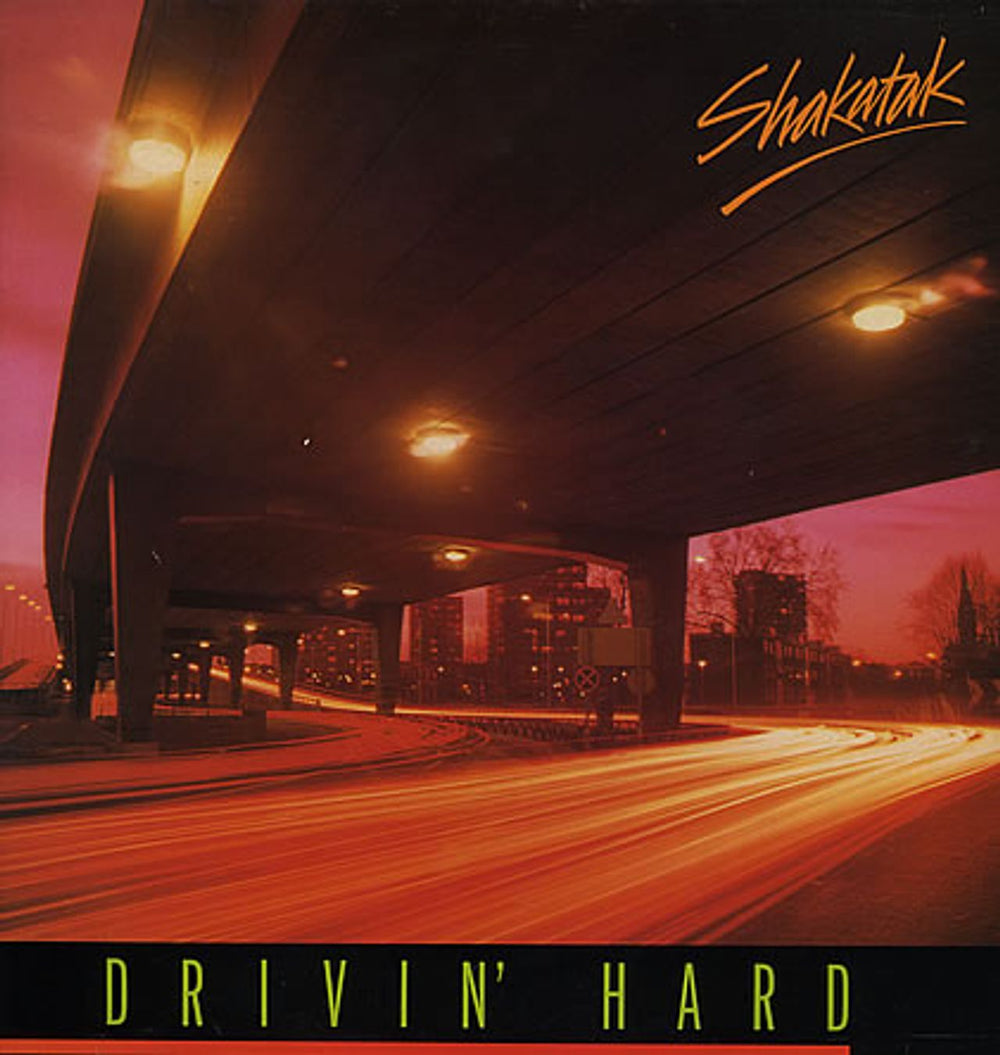 Shakatak Drivin' Hard UK vinyl LP album (LP record) POLS1030