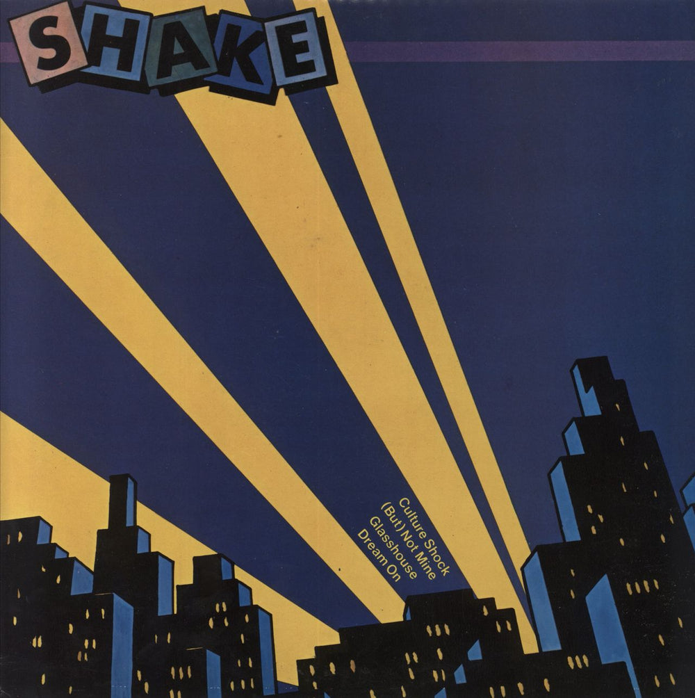 Shake Culture Shock EP UK 10" vinyl single (10 inch record) SIR4016