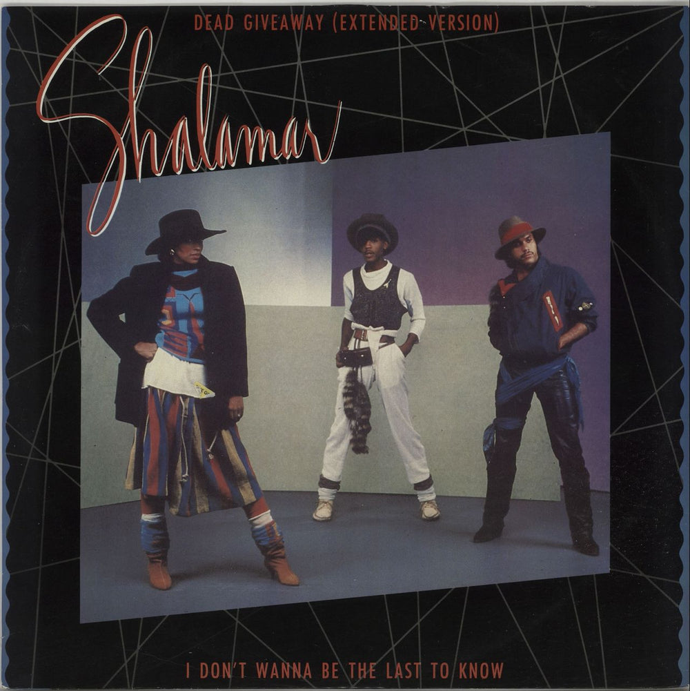 Shalamar Dead Giveaway (Extended Version) UK 12" vinyl single (12 inch record / Maxi-single) E9819T