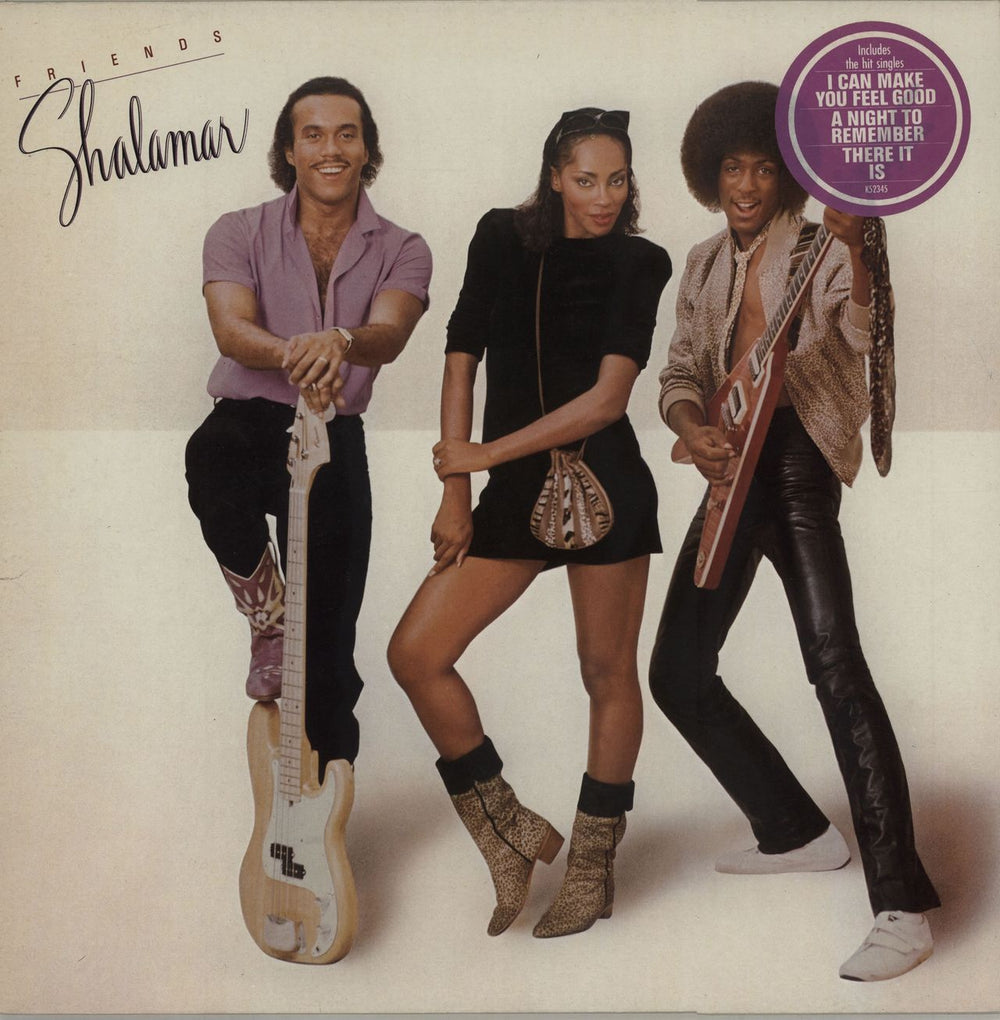 Shalamar Friends - Hype Stickered UK vinyl LP album (LP record) K52345