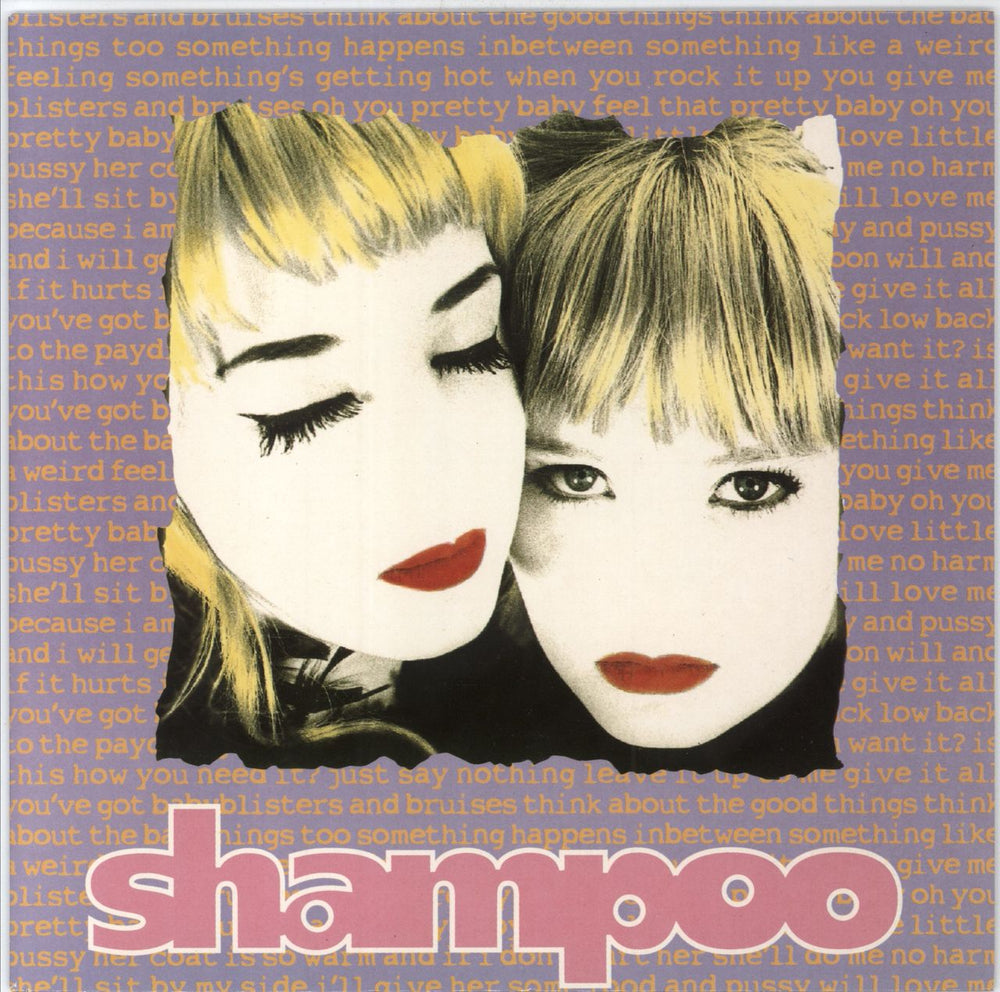 Shampoo Blisters And Bruises - Pinl vinyl UK 7" vinyl single (7 inch record / 45) DAVO6