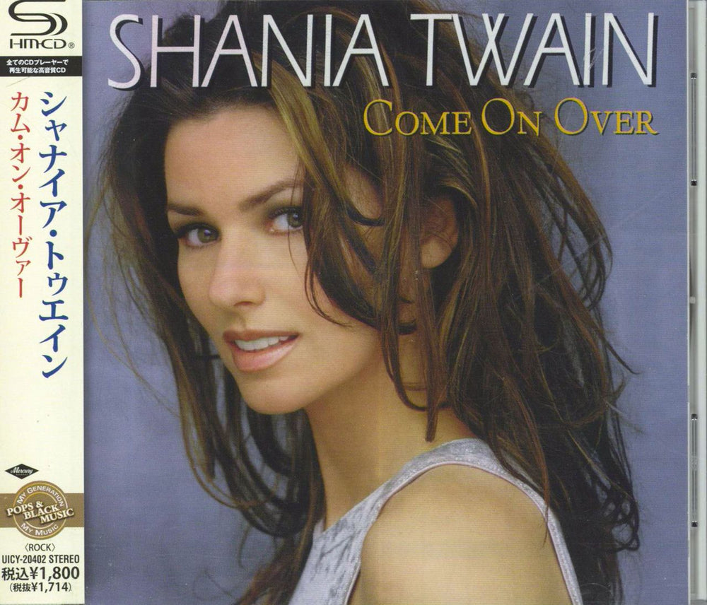 Shania Twain Come On Over - SHM-CD Japanese SHM CD UICY-20402